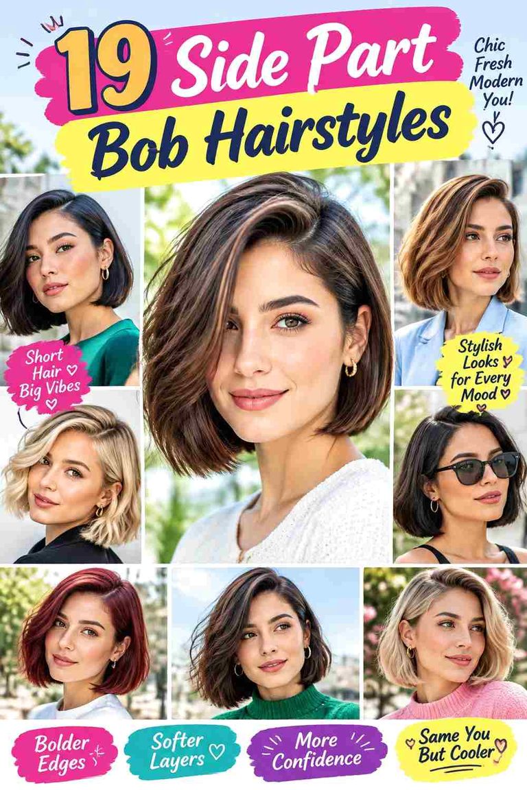 Side Part Bob Hairstyles