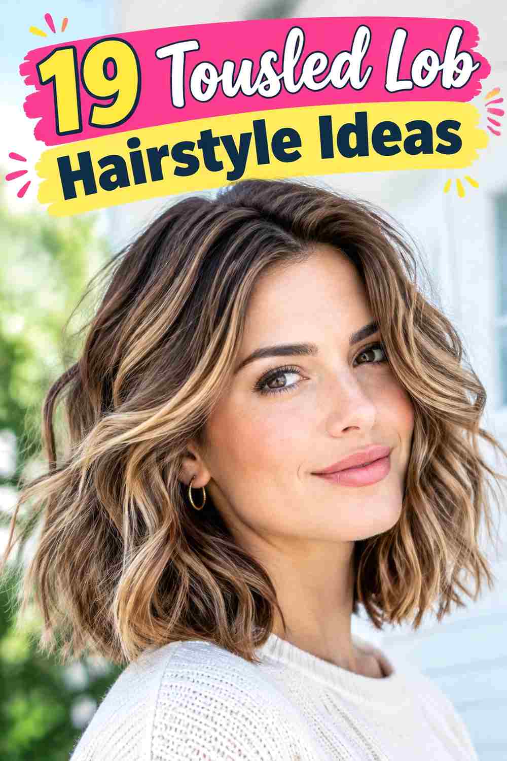 Tousled Lob Hairstyle Ideas