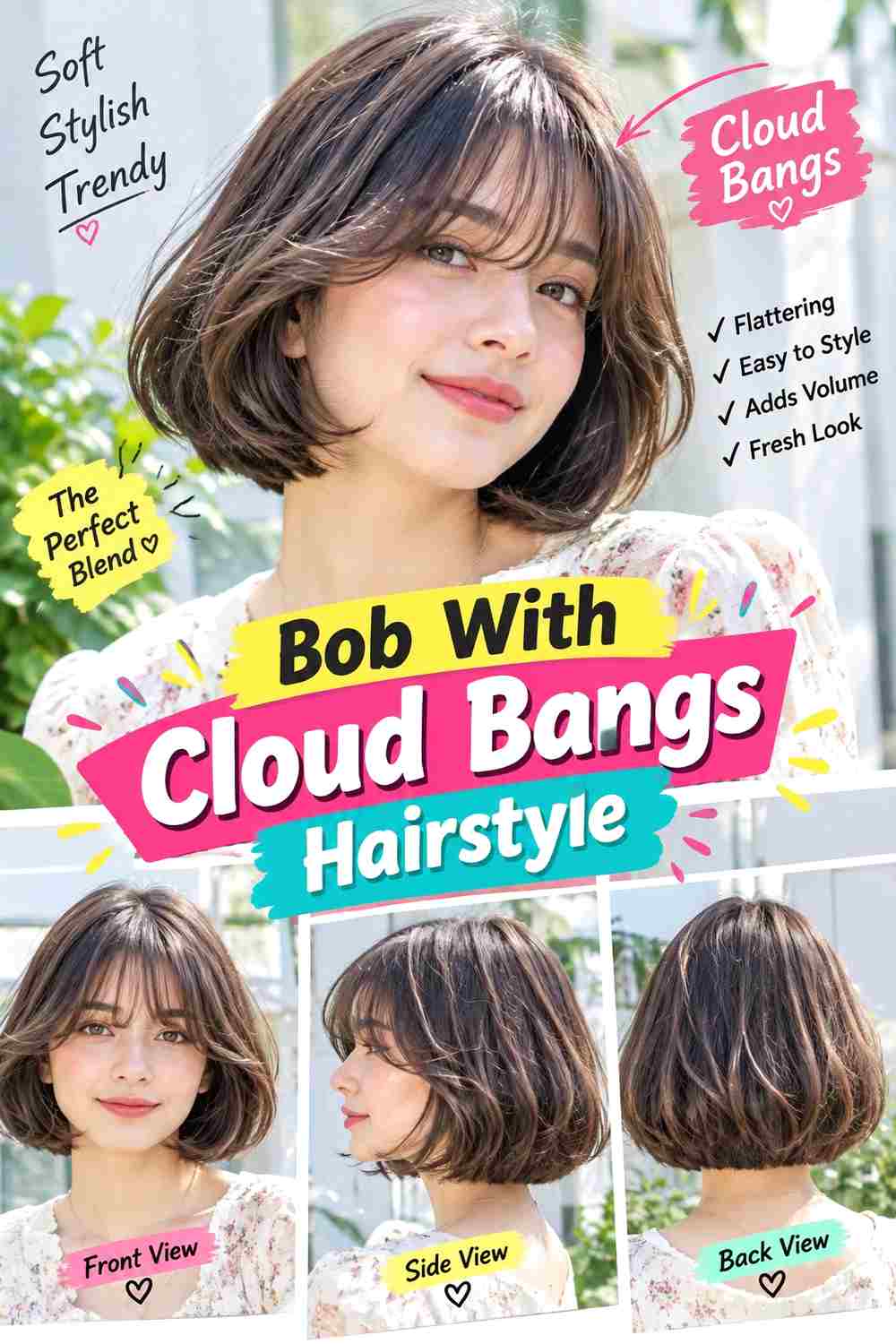Bob With Cloud Bangs Hairstyle