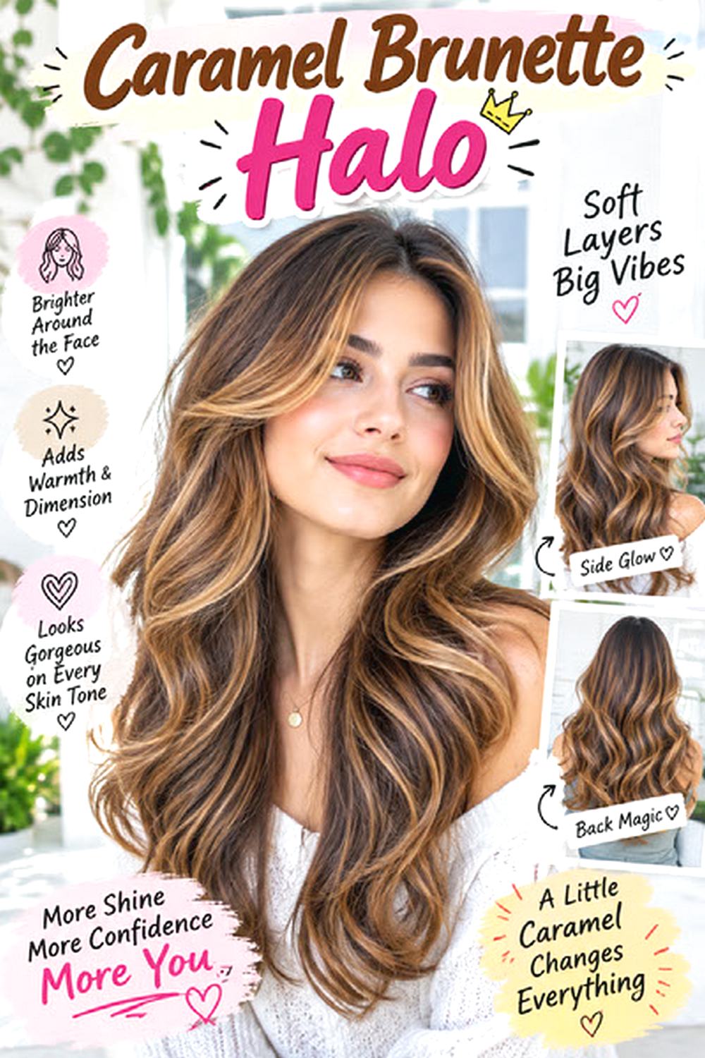 Caramel Brunette Halo