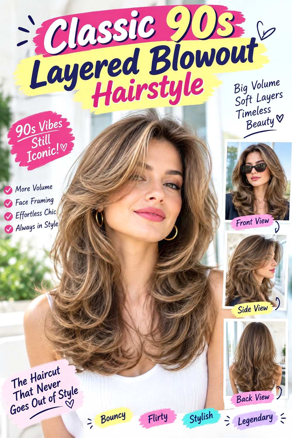 Classic s Layered Blowout Hairstyle