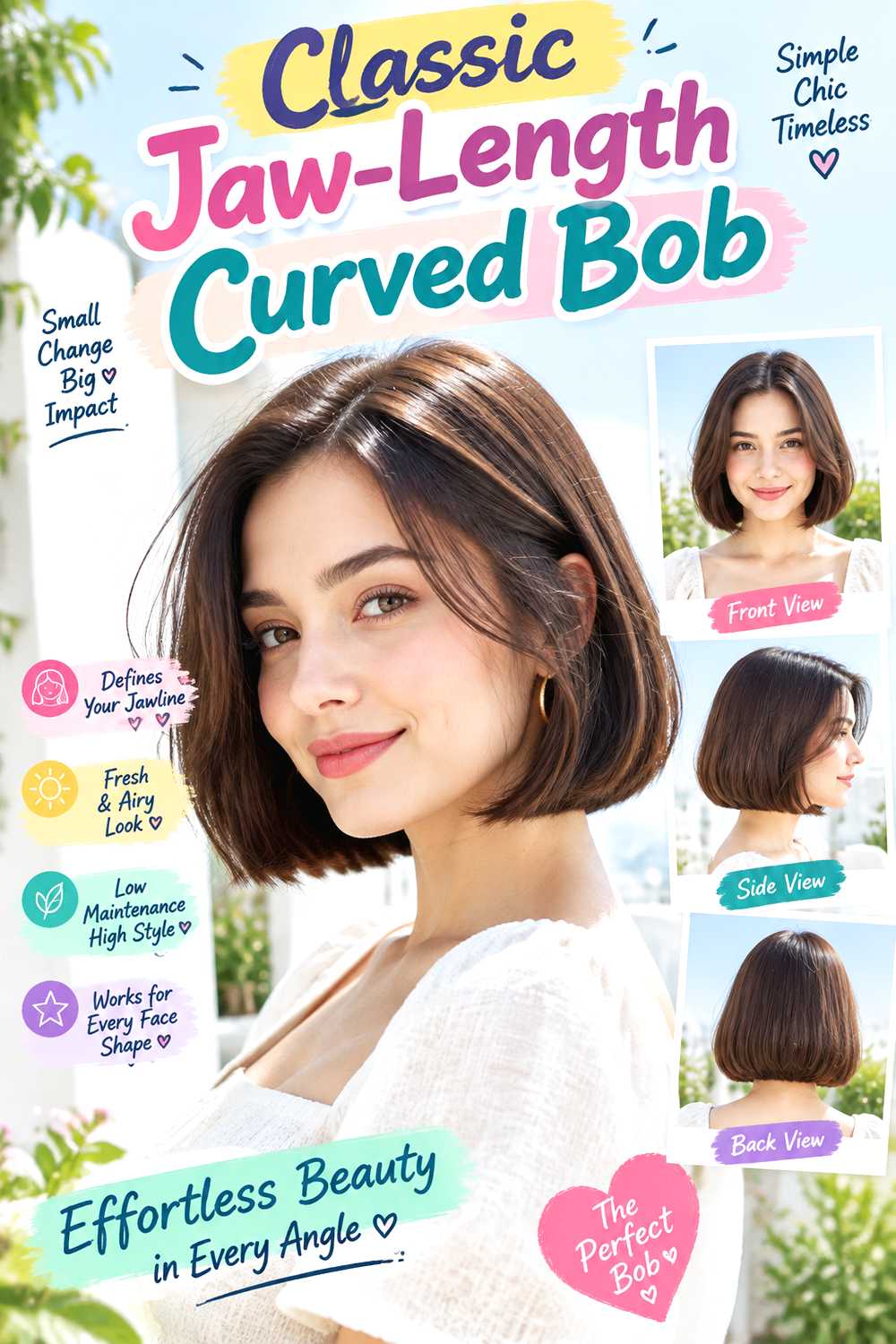 Classic Jaw-Length Curved Bob