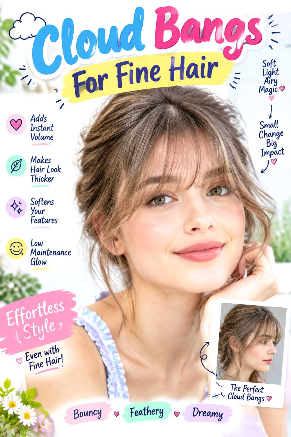 Cloud Bangs For Fine Hair