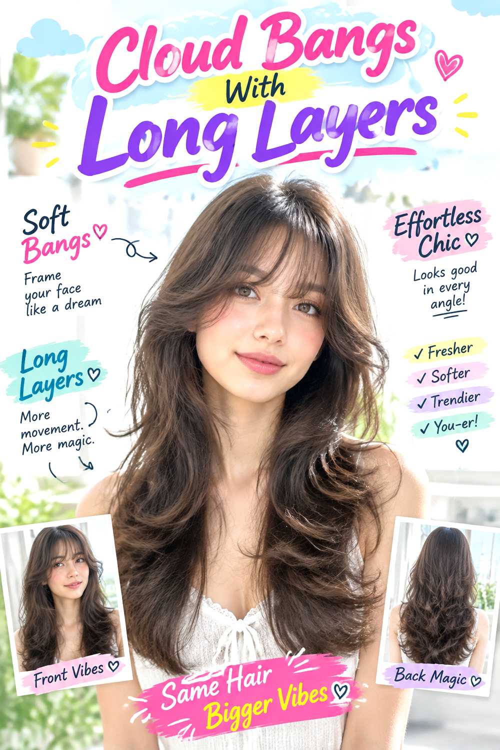 Cloud Bangs With Long Layers