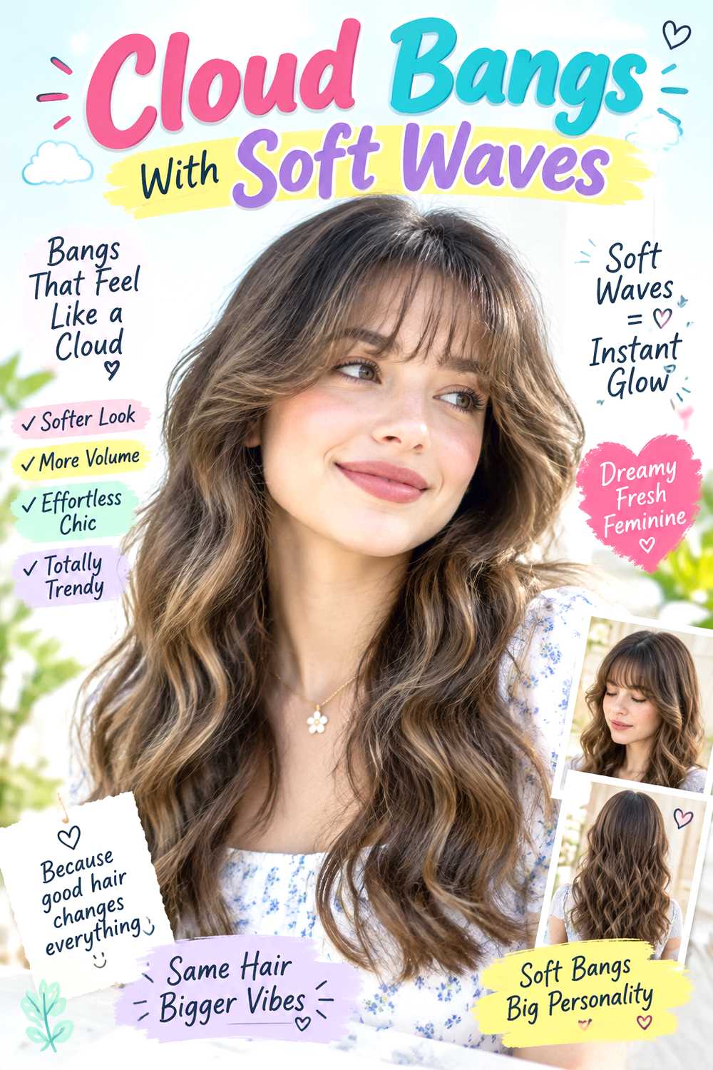 Cloud Bangs With Soft Waves