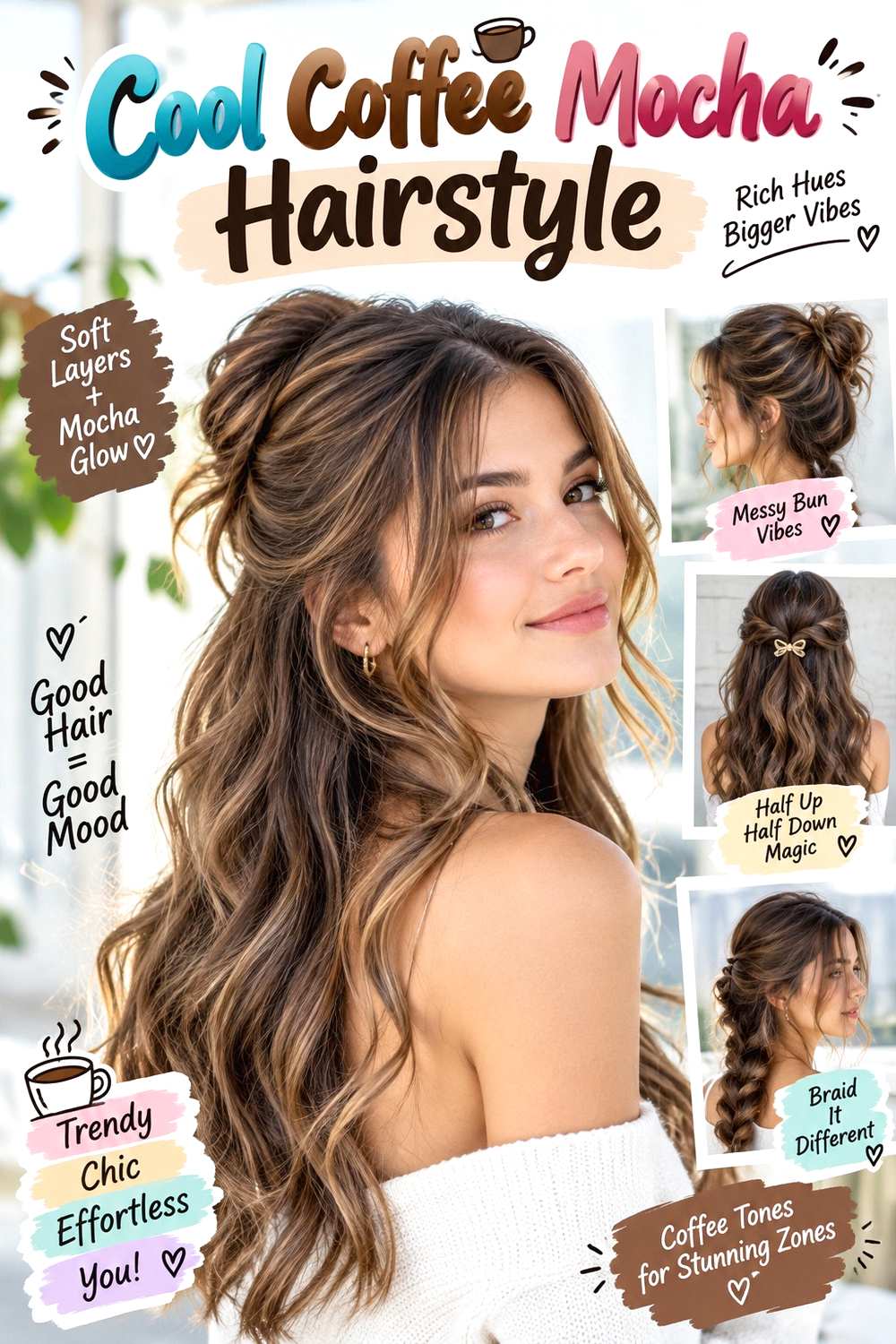 Cool Coffee Mocha Hairstyle