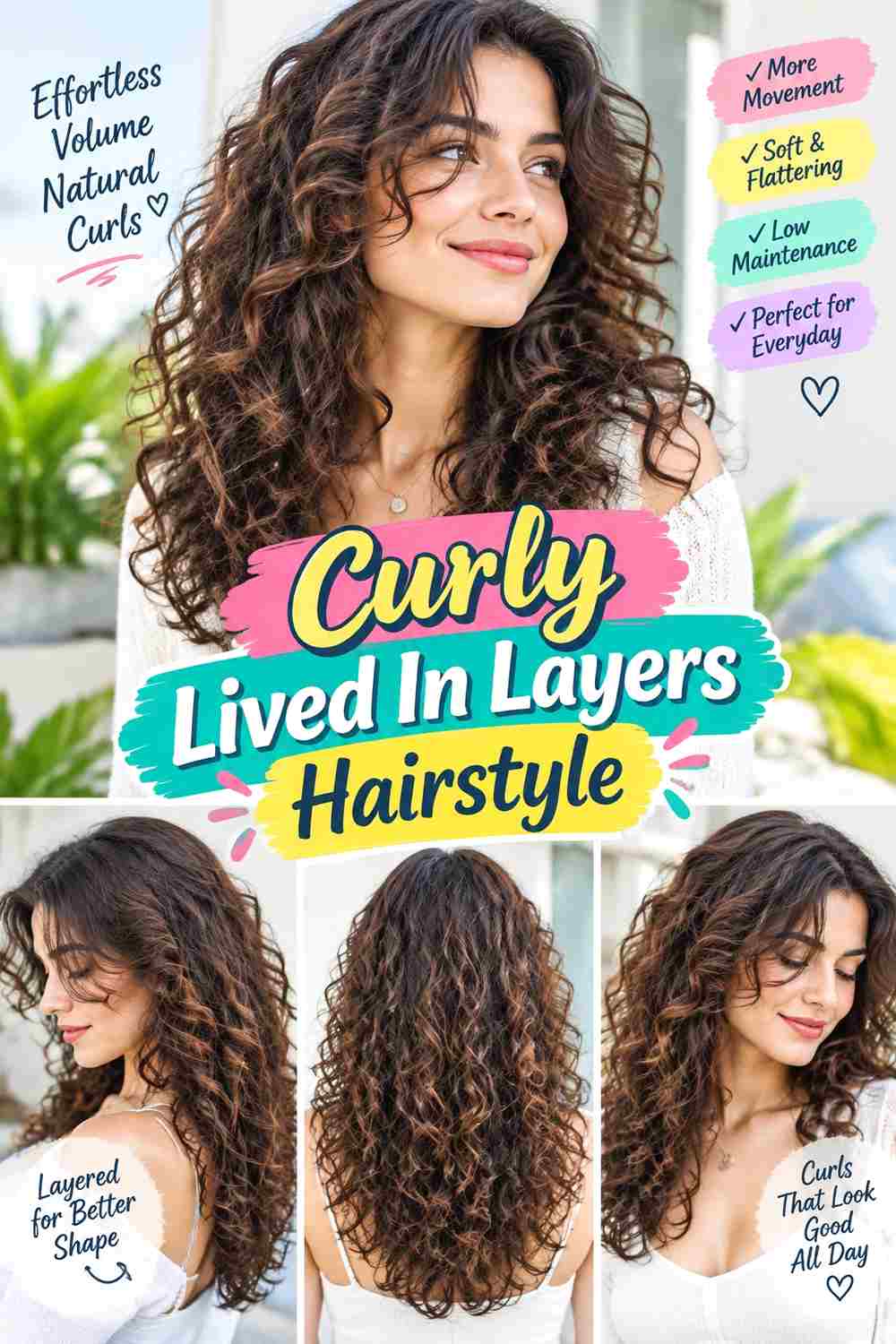 Curly Lived In Layers Hairstyle