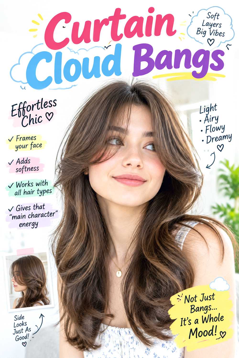 Curtain Cloud Bangs