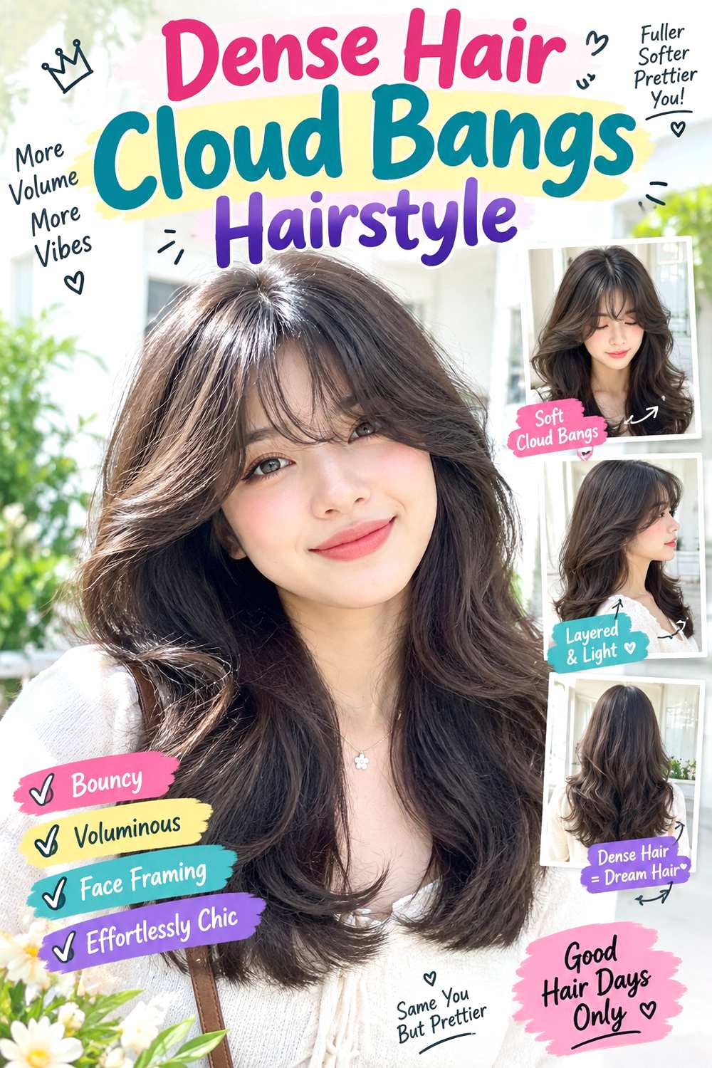 Dense Hair Cloud Bangs Hairstyle ()