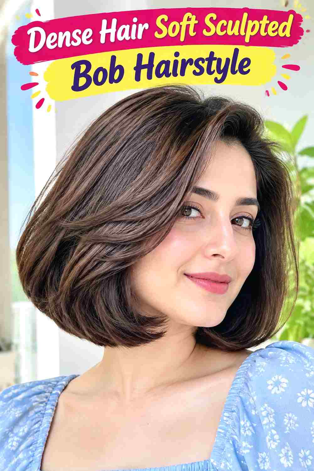 Dense Hair Soft Sculpted Bob Hairstyle