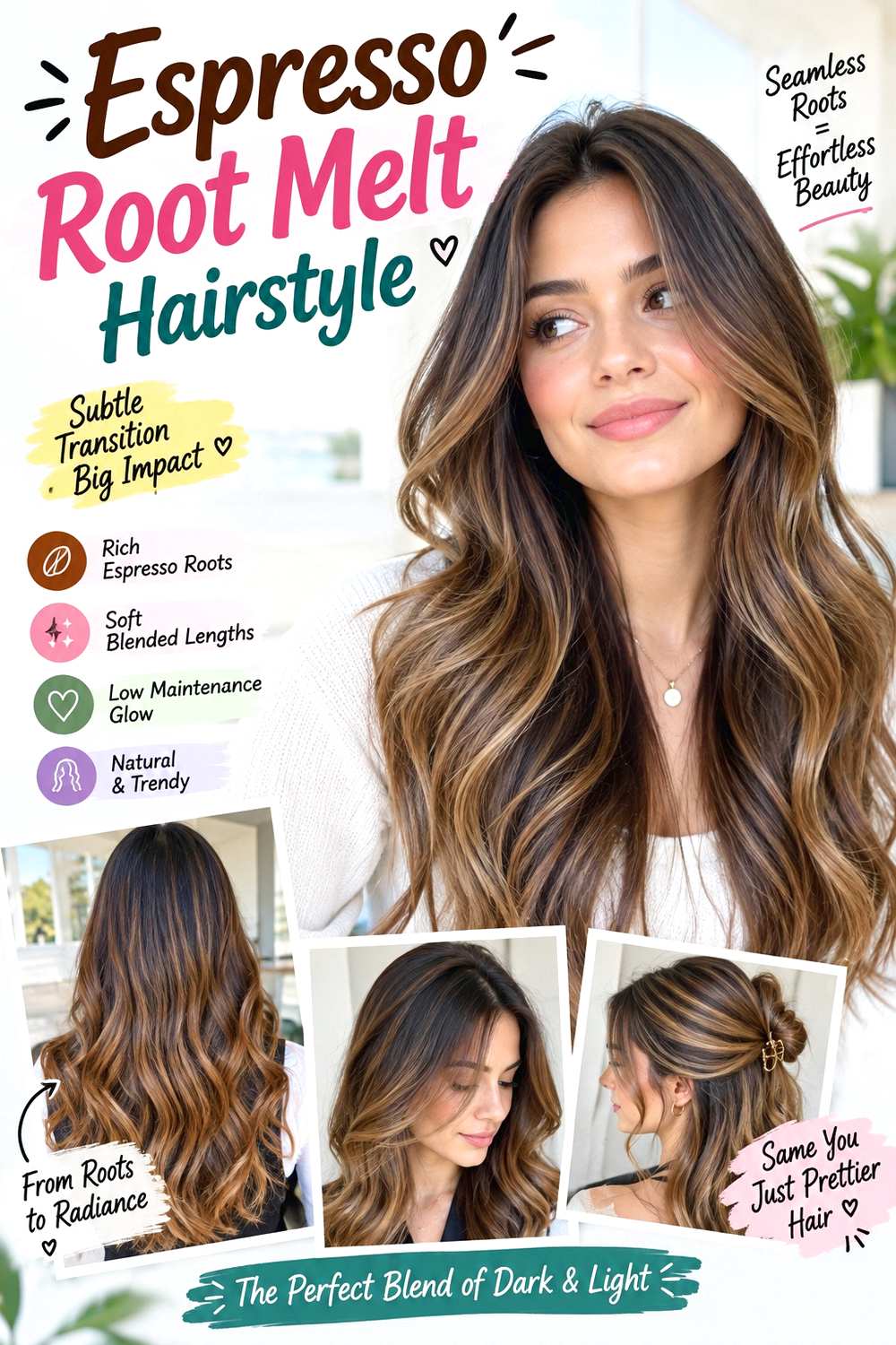 Espresso Root Melt Hairstyle