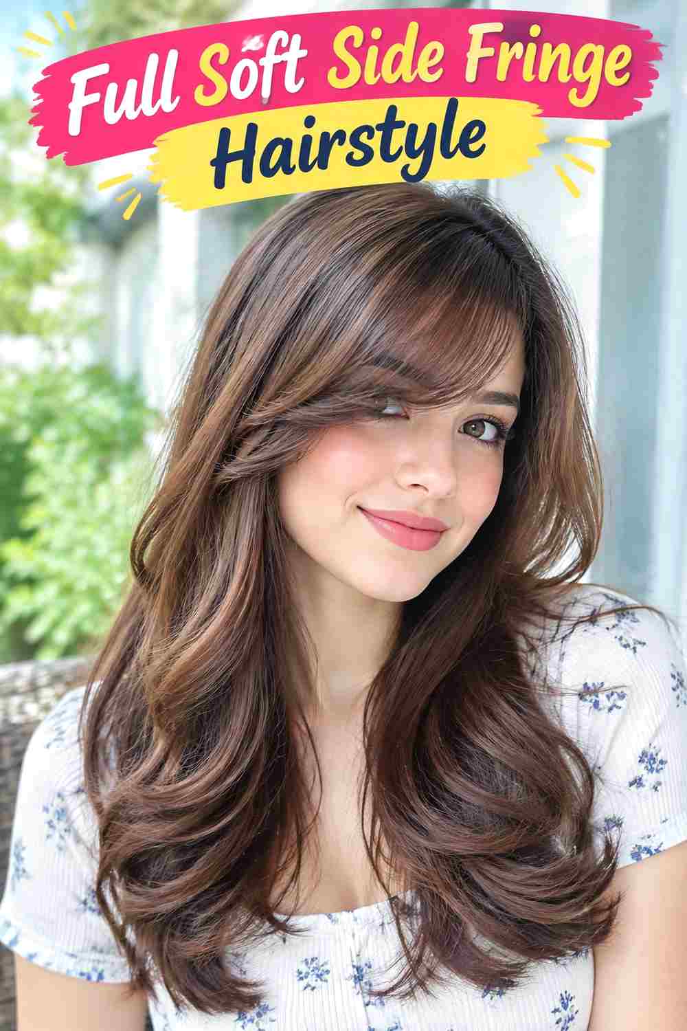 Full Soft Side Fringe Hairstyle