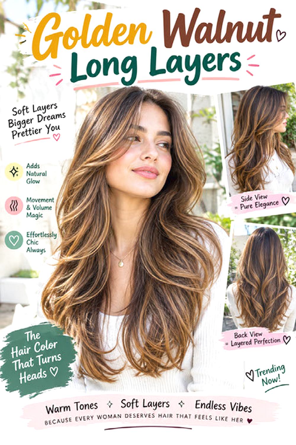 Golden Walnut Long Layers