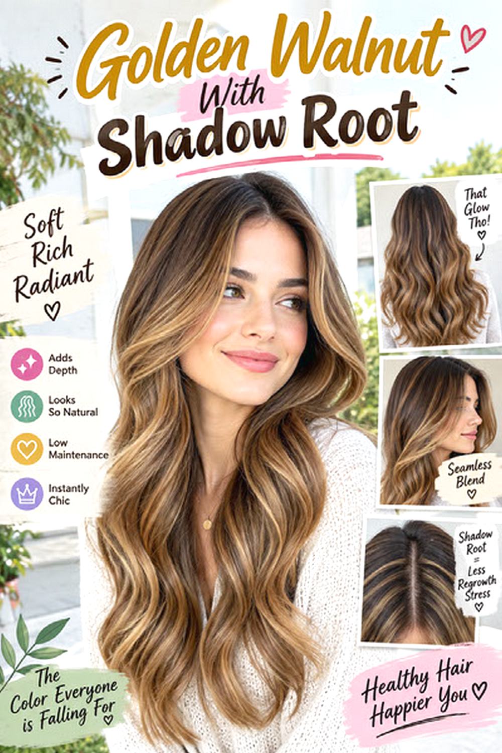 Golden Walnut With Shadow Root