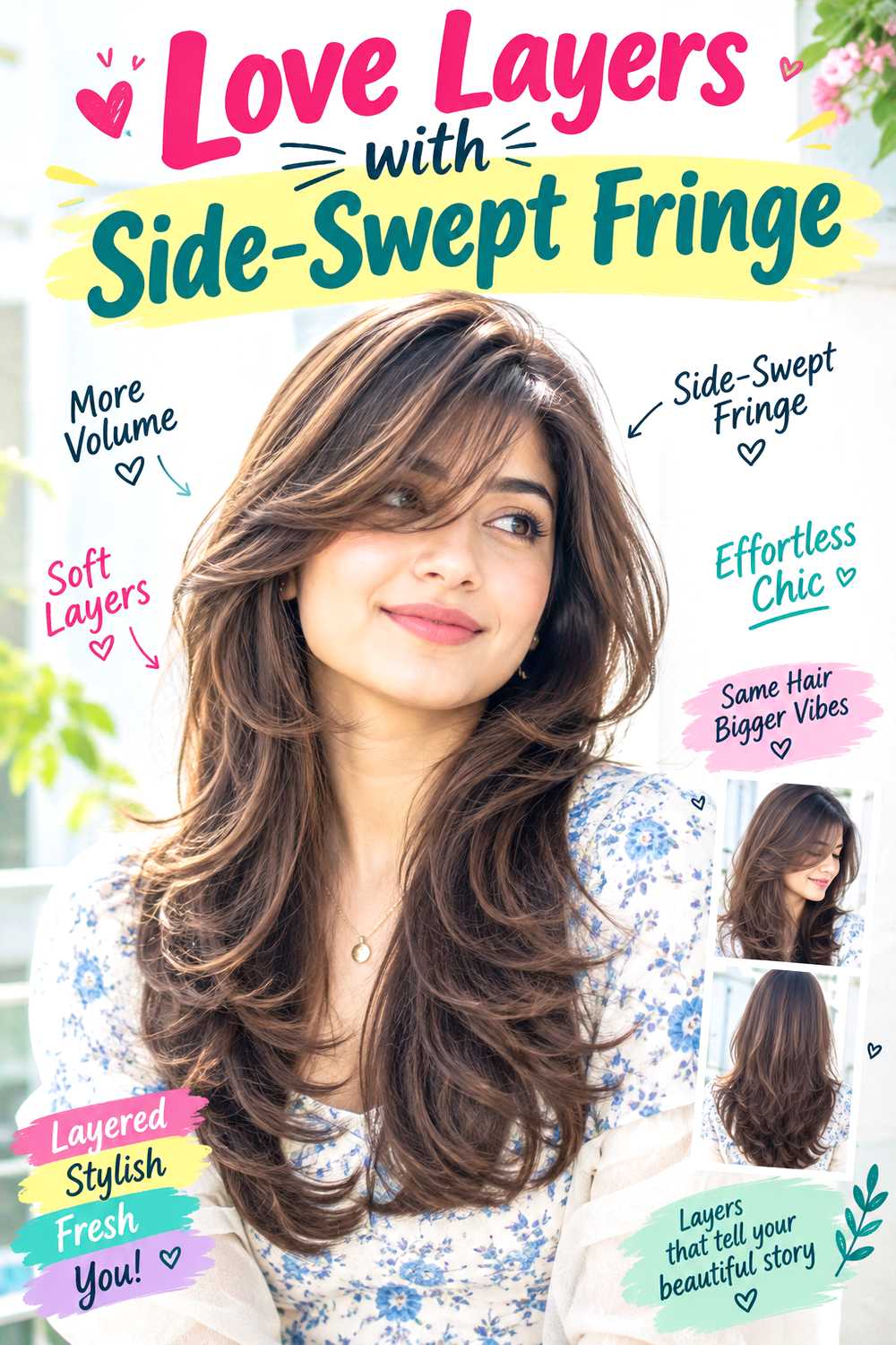 Love Layers with Side-Swept Fringe