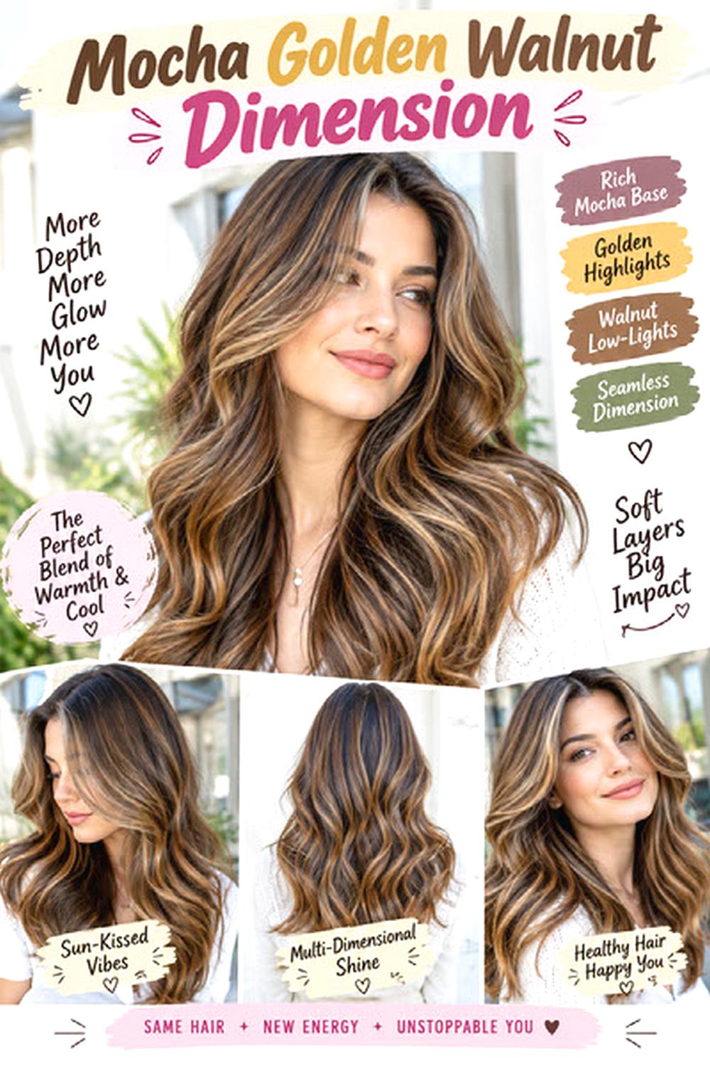 Mocha Golden Walnut Dimension