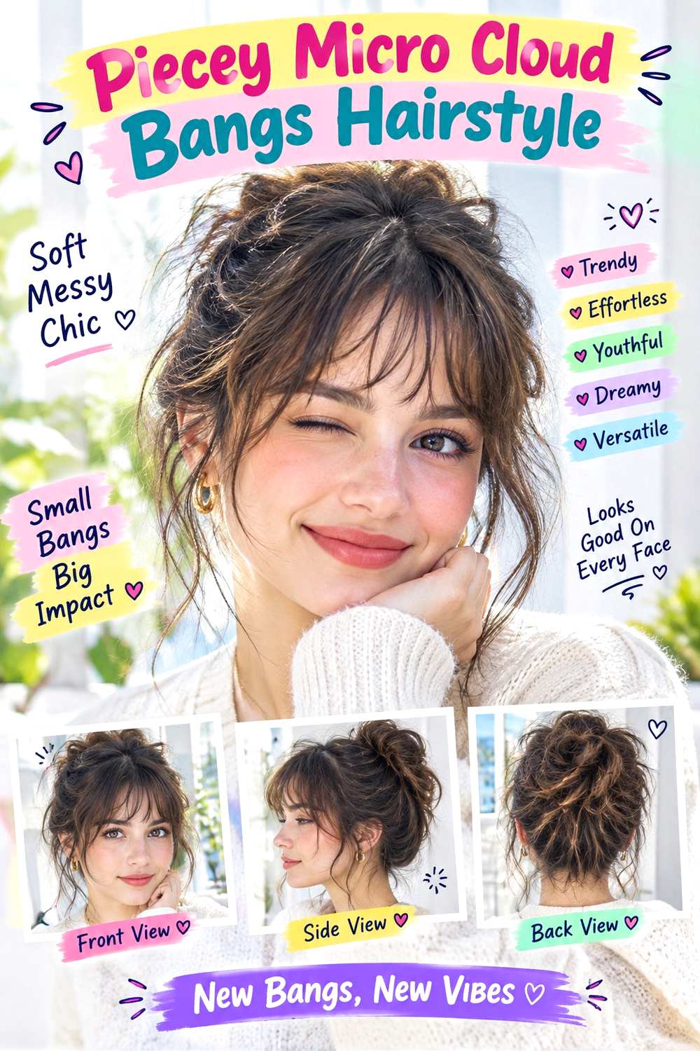 Piecey Micro Cloud Bangs Hairstyle ()