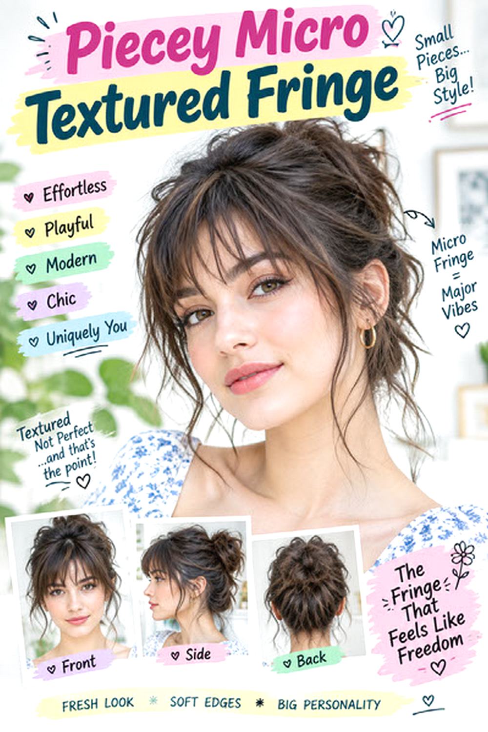 Piecey Micro Textured Fringe
