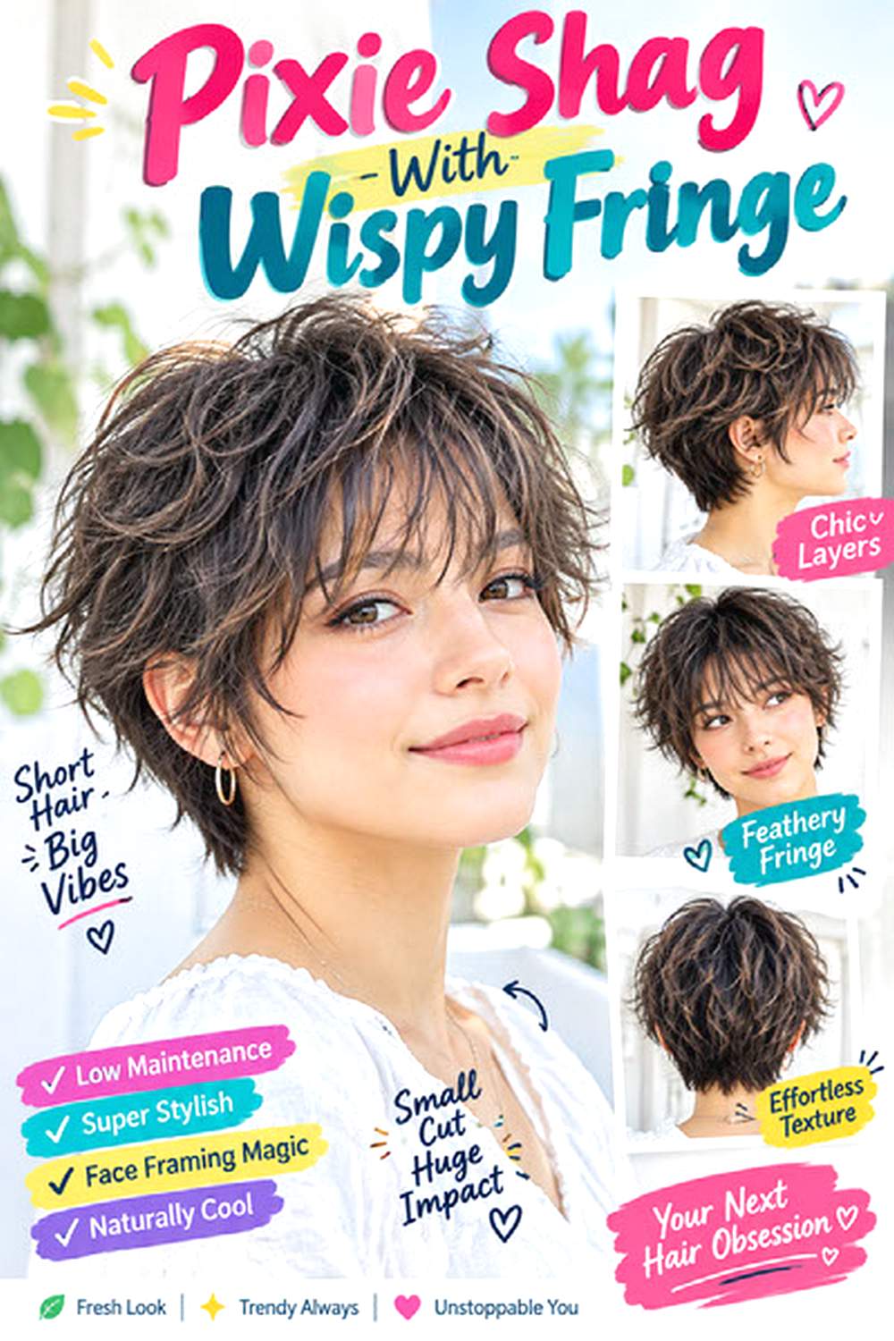 Pixie Shag With Wispy Fringe