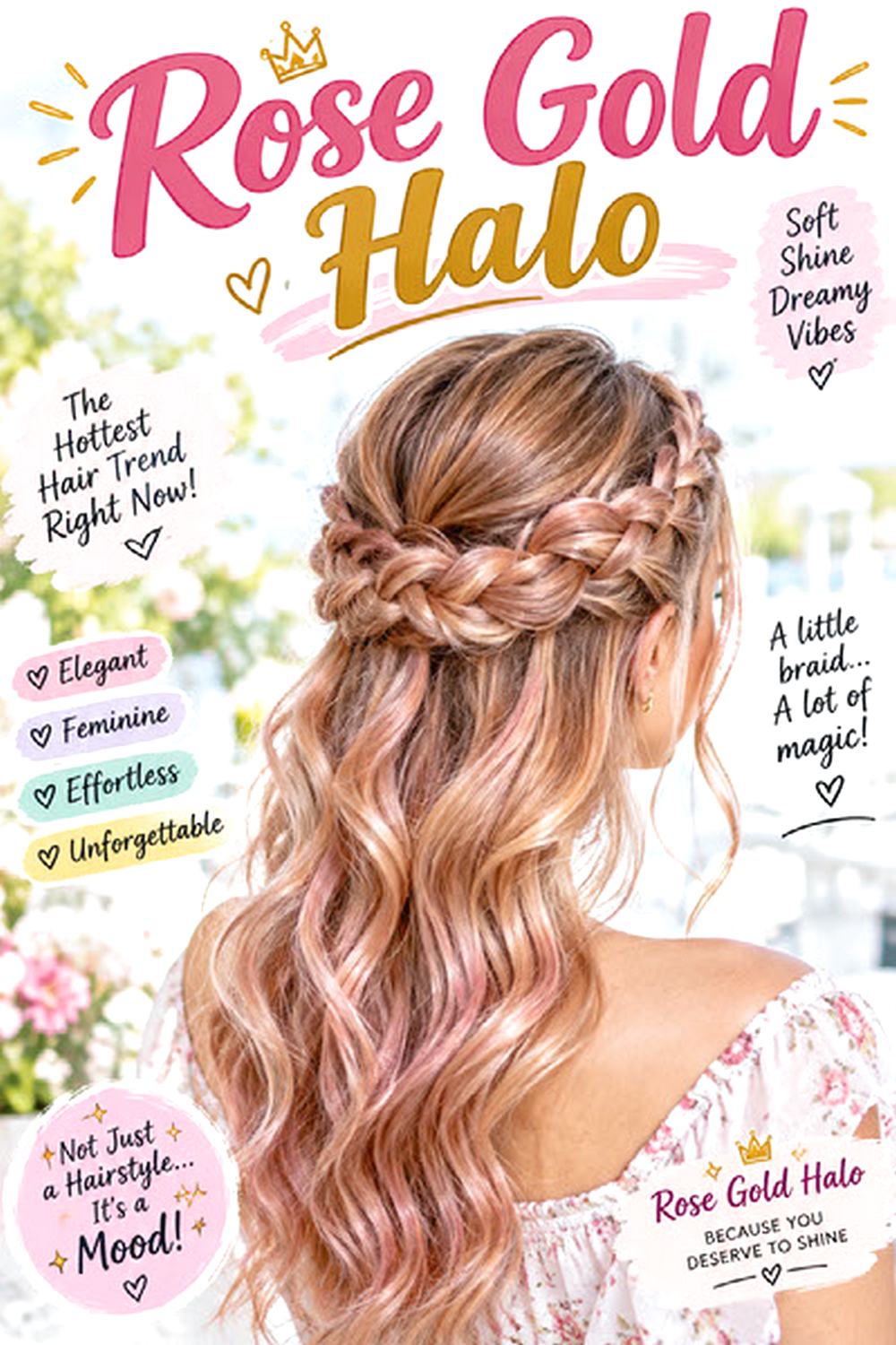 Rose Gold Halo