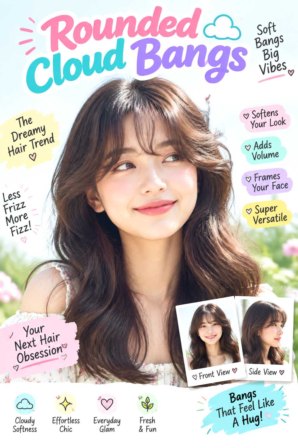 Rounded Cloud Bangs
