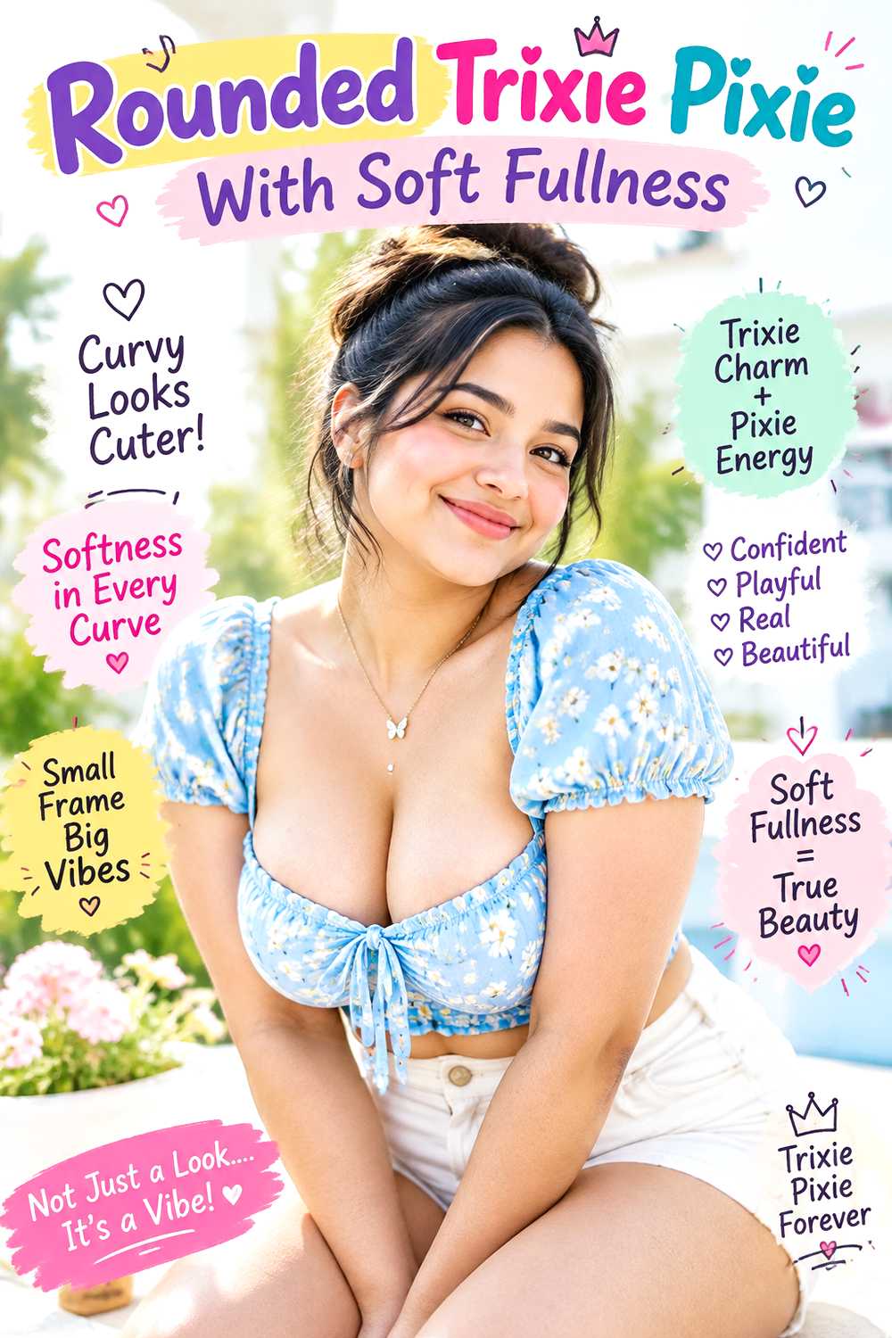Rounded Trixie Pixie With Soft Fullness