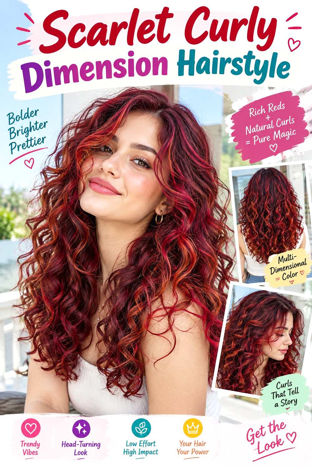 Scarlet Curly Dimension Hairstyle