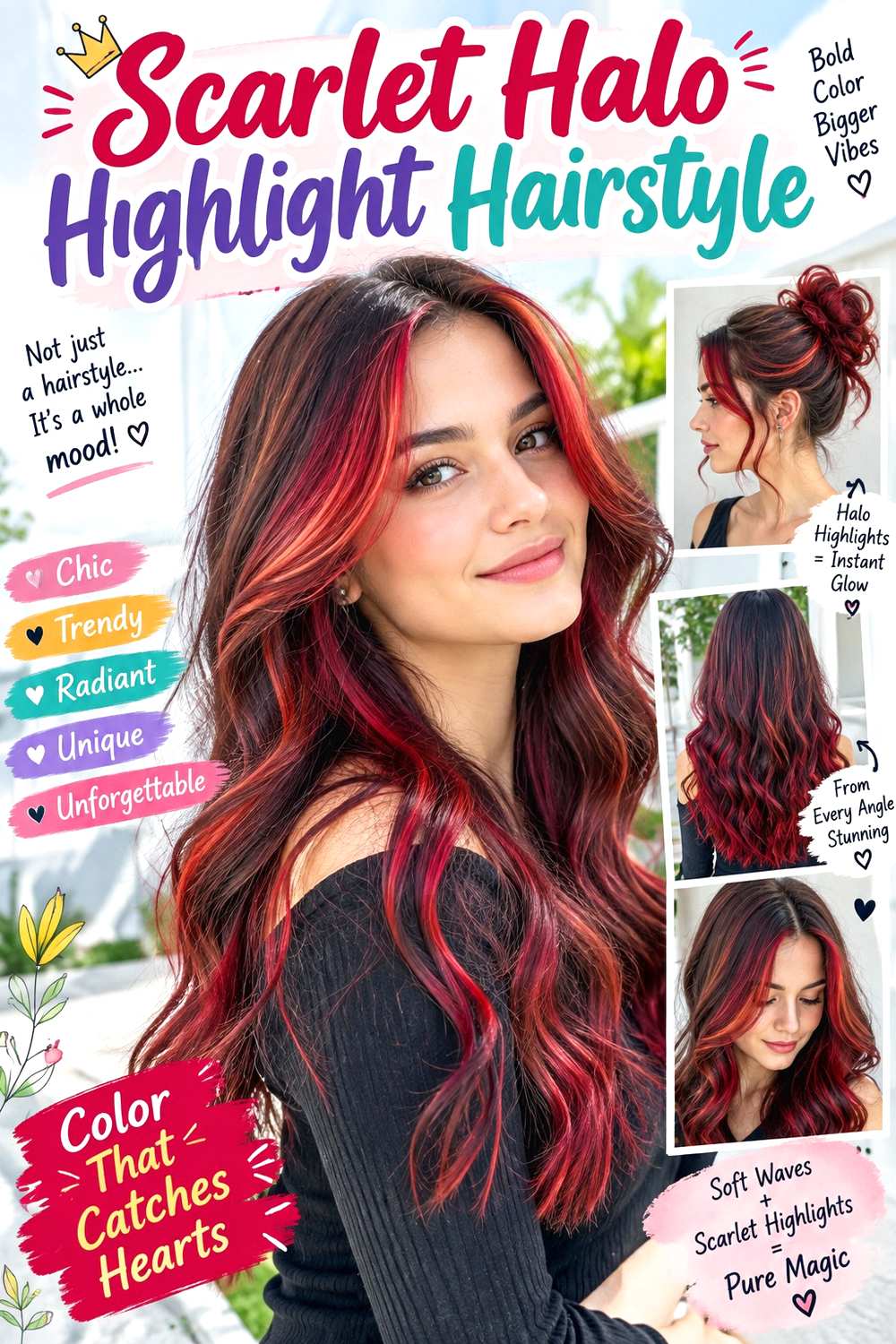 Scarlet Halo Highlight Hairstyle ()