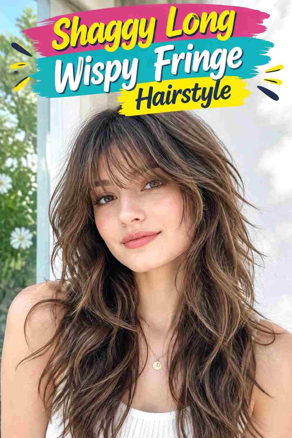 Shaggy Long Wispy Fringe Hairstyle
