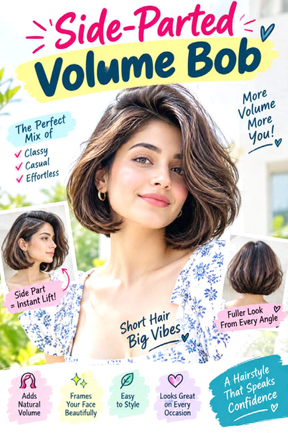 Side-Parted Volume Bob