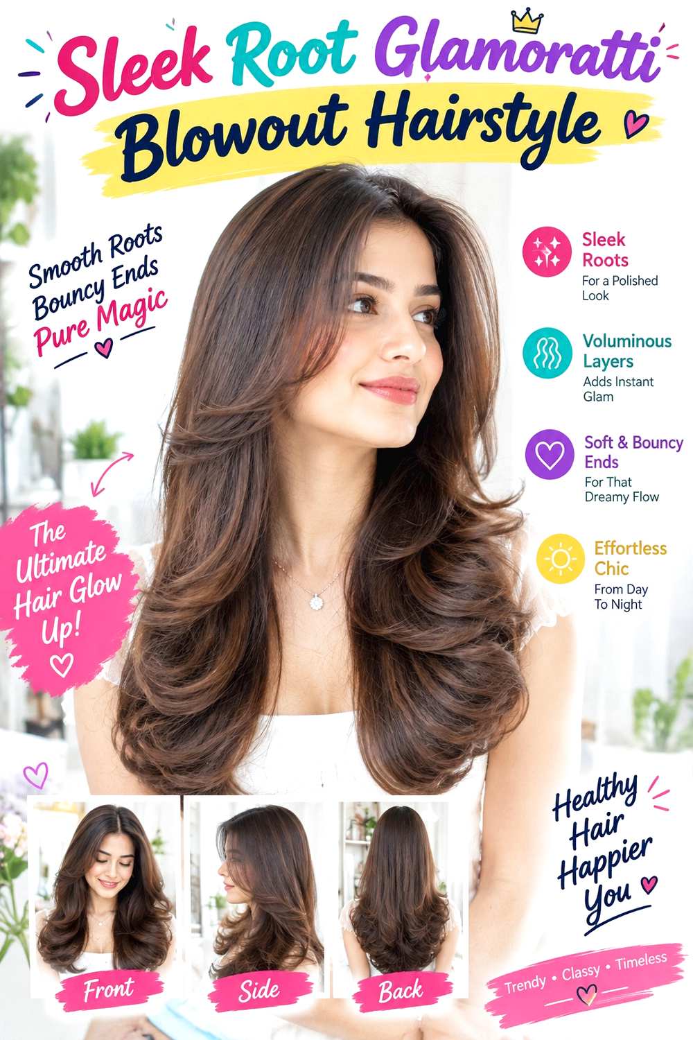 Sleek Root Glamoratti Blowout Hairstyle
