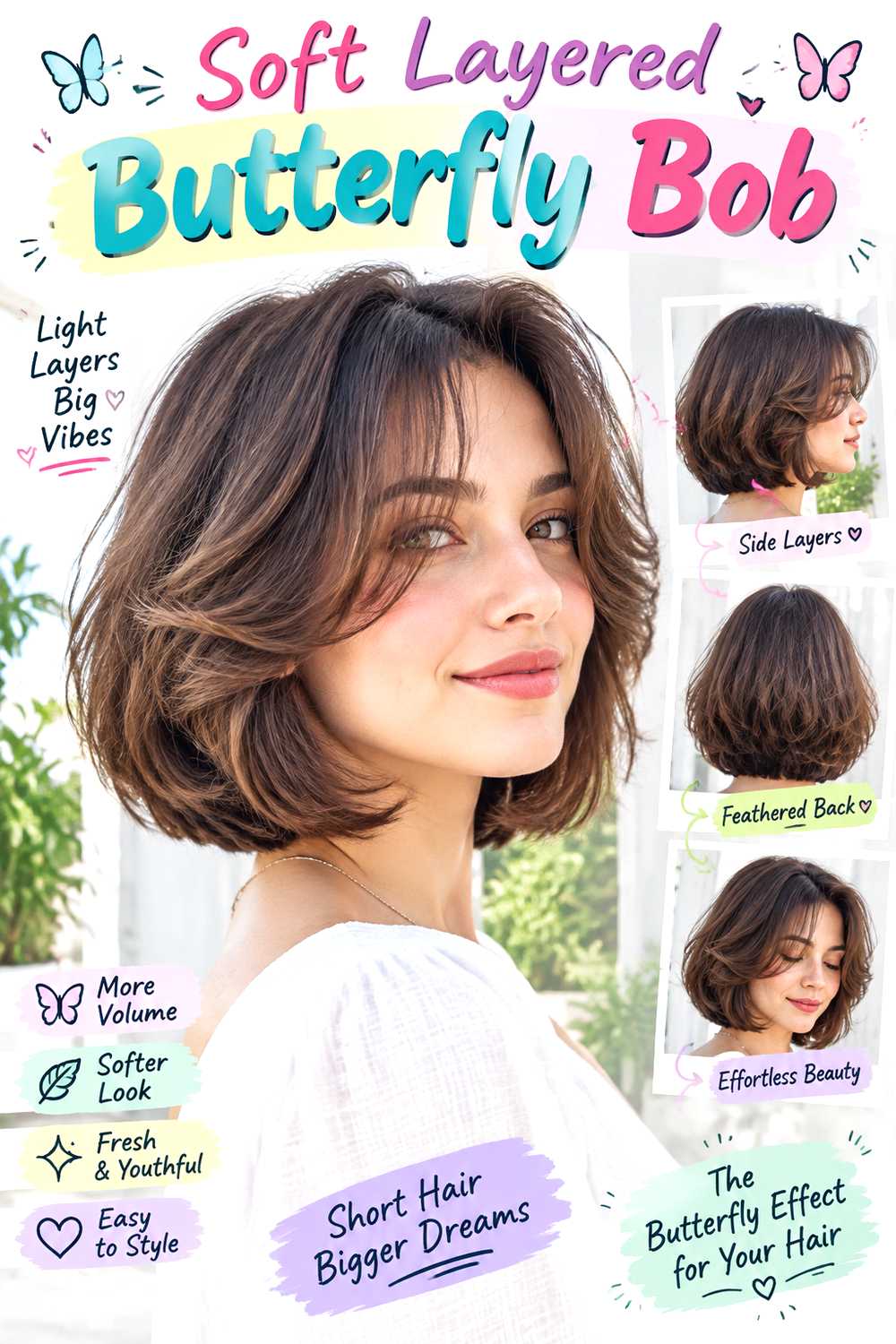 Soft Layered Butterfly Bob