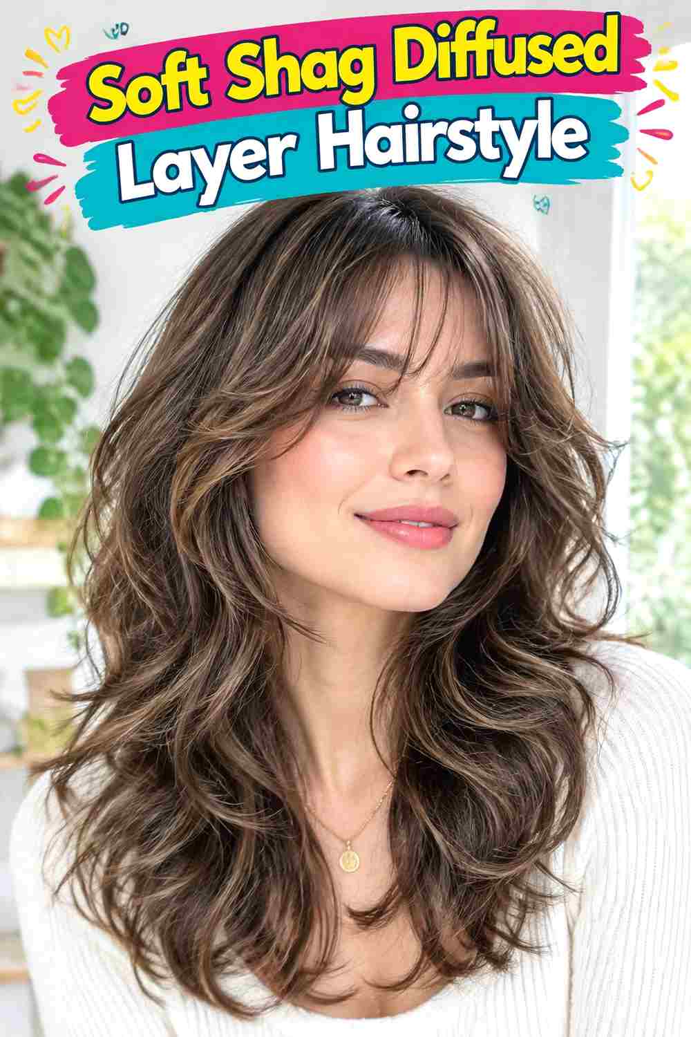 Soft Shag Diffused Layer Hairstyle