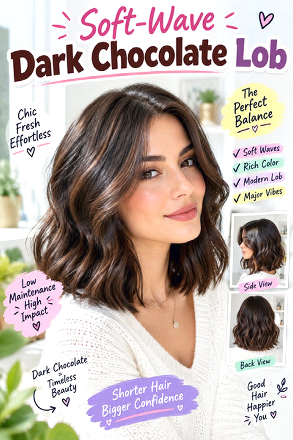 Soft-Wave Dark Chocolate Lob