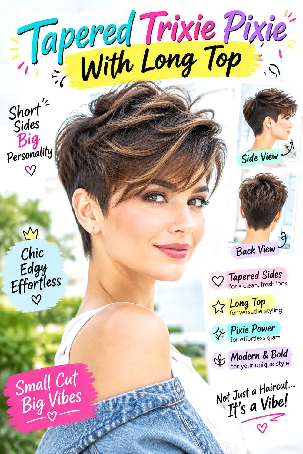 Tapered Trixie Pixie With Long Top