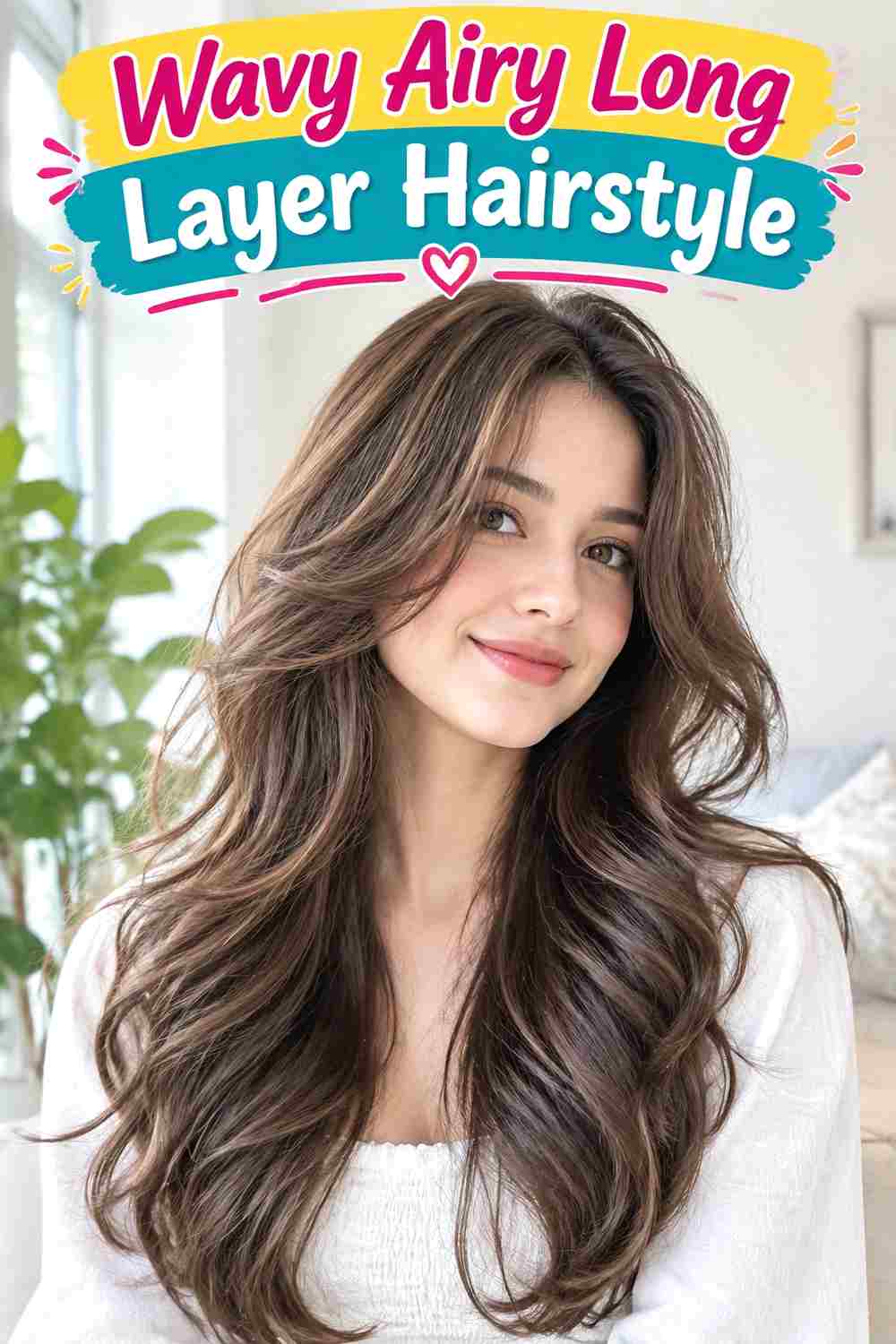 Wavy Airy Long Layer Hairstyle
