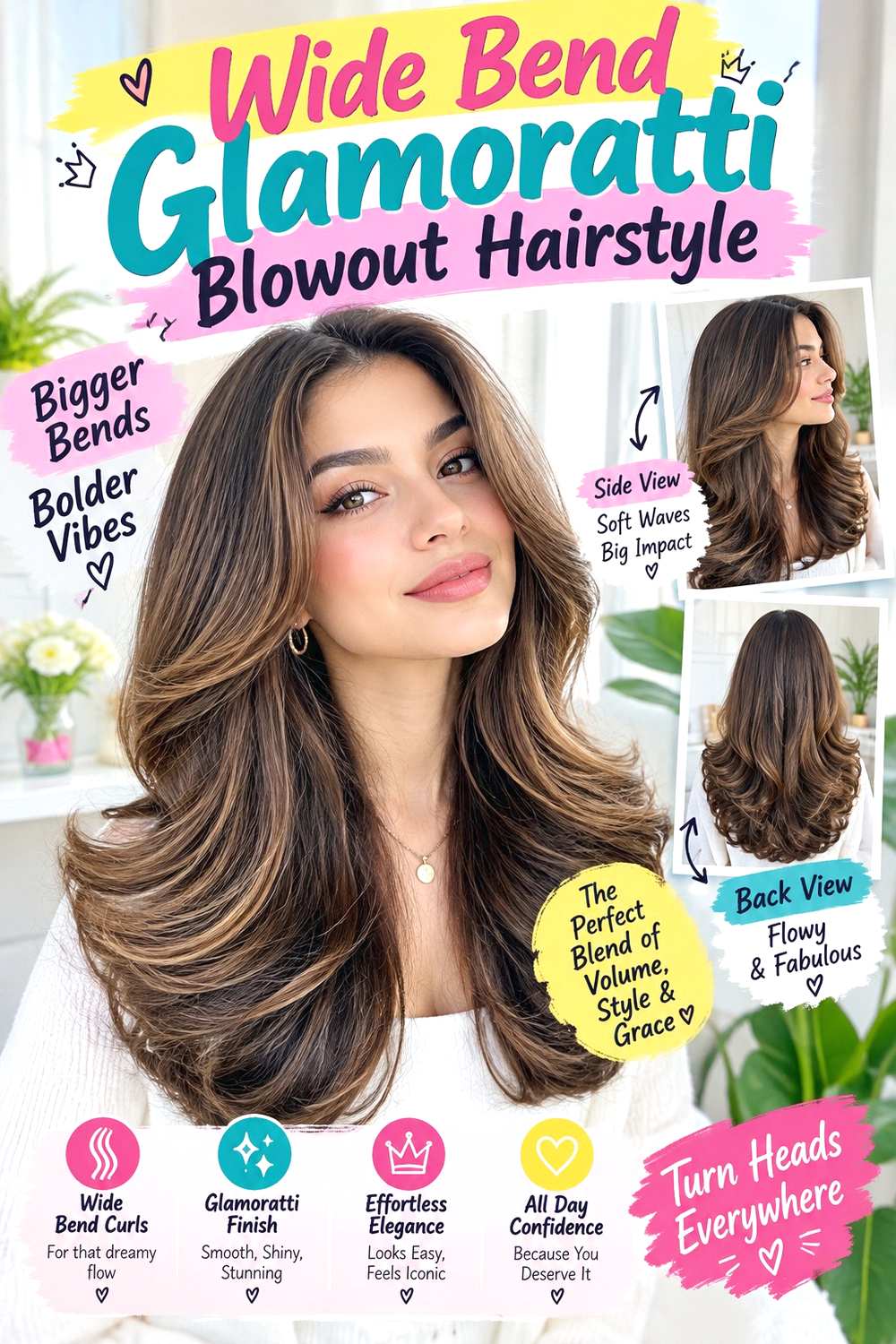 Wide Bend Glamoratti Blowout Hairstyle
