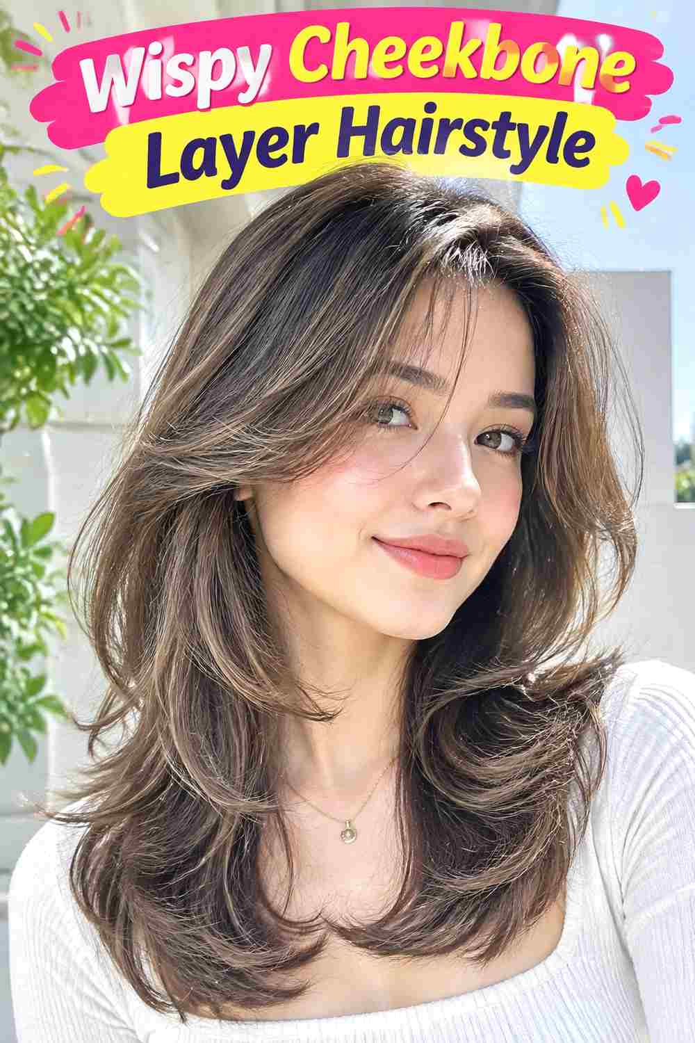Wispy Cheekbone Layer Hairstyle